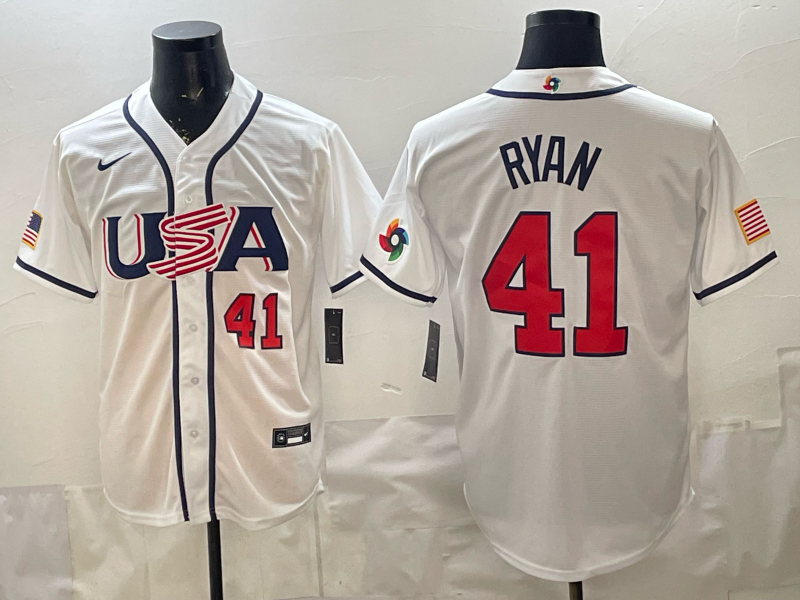Men 2026 World cup white MLB Nike jersey 0095